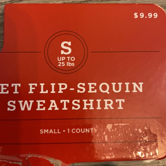 Holiday pet flip sequin sweatshirt - Picture 2 of 3